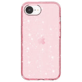 iPhone 17e / 16e | iPhone 17e / 16e - DeLX™ Glitter Silikone Cover - Lyserød - DELUXECOVERS.DK
