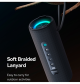 Bluetooth Højtaler | Baseus™ SoundStream - Vandtæt Bluetooth Højtaler - RGB - Grå - DELUXECOVERS.DK