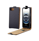 iPhone 16e | iPhone 16e - Diary Vertikal Læder FlipCover Etui - Sort - DELUXECOVERS.DK