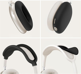 AirPods Max | AirPods Max (3-i-1) Silikone Cover Sæt – Sort – XDCASE™ - DELUXECOVERS.DK