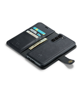 Samsung Galaxy S21+ | Samsung Galaxy S21+(Plus) - DG.MING™ Vintage 2-In-1 Læder Etui M. Cover - Sort - DELUXECOVERS.DK