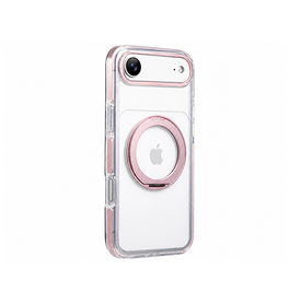 iPhone 17 Air | iPhone 17 Air - MagSafe Silikone Cover m. Ring Holder - Pink - DELUXECOVERS.DK