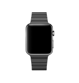 Apple Watch 38mm | Apple Watch (38/40/SE/41mm) - NX-Tech™ Rustfri Stål Rem - Sort - DELUXECOVERS.DK