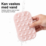 Mobilholder (Sugekop) | Silikone Sugekop Mobilholder MagSafe - Selvklæbende - Pink - DELUXECOVERS.DK