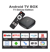 Gadgets | Android Smart TV/Film 8K Streaming Box - Sort - DELUXECOVERS.DK