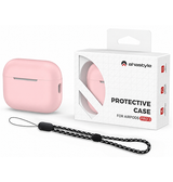 Airpods Pro 3 | AirPods Pro 3 | AhaStyle® Silikone Cover Med Strop - Pink - DELUXECOVERS.DK