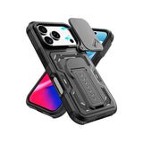 iPhone 18 Pro Max | iPhone 18 Pro Max - Cam-Slide Håndværker Cover - Sort - DELUXECOVERS.DK