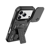 iPhone 18 Pro Max | iPhone 18 Pro Max - Cam-Slide Håndværker Cover - Sort - DELUXECOVERS.DK