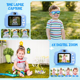 Gadgets | Kamera til børn - Børne Digitalkamera - 1080P HD - Blå - DELUXECOVERS.DK