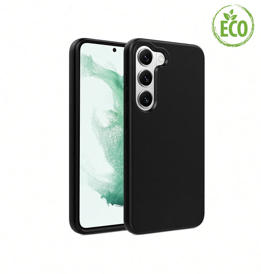 Samsung Galaxy S24 | Samsung Galaxy S24 - EcoCase™ 100% Plantebaseret Cover - Sort - DELUXECOVERS.DK