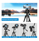 Mobil Tripod | Kamerastativ til iPhone / Mobil | Aluminium - PULUZ™ - DELUXECOVERS.DK