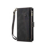 iPhone 14 Max | iPhone 14 Plus - ESEBLE™ Læder Cover Etui M. Pung - Sort - DELUXECOVERS.DK