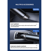 Gadgets | SwiftSweep™ - Håndholdt Bil Støvsuger - Ledningsfri - Sort - DELUXECOVERS.DK