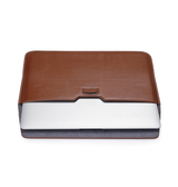 Macbook Sleeve | MacBook Air 11" - Retro Diary Læder Sleeve - Vintage Brun - DELUXECOVERS.DK