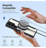 Samsung Galaxy S25 Ultra | Samsung Galaxy S25 Ultra - DUX DUCIS® 2-i-1 Cover M. MagSafe - Sort - DELUXECOVERS.DK