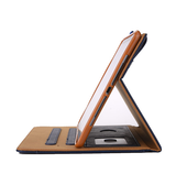 iPad 5 | iPad 5 - 9.7" - Verona™ Multietui Ægte Læder Cover - Brun - DELUXECOVERS.DK