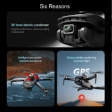 Drone | Max Pro 8K - GPS Drone - Dual Kamera - Brushless - 60FPS - DELUXECOVERS.DK