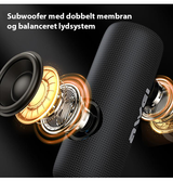 Bluetooth Højtaler | AWEI™ - Bluetooth-højtaler m. RGB-lys og IPX5 Vandtæt Design - Sort - DELUXECOVERS.DK