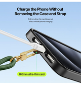 Tilbehør | DUX DUCIS™ Kort Nylon Snor / Strop til Mobil & iPhone - Mørkegrøn - DELUXECOVERS.DK