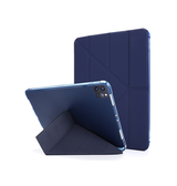iPad Air 6 11" 2024 | iPad Air 11" (2024/2025) - Orgami Trifold Læder Cover M. Stander - Navy - DELUXECOVERS.DK