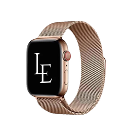 Apple Watch 42-49mm | Apple Watch (42/44/SE/45/46/49mm) - L'Empiri™ Milanese Loop - Retro Guld - DELUXECOVERS.DK