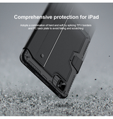 iPad 10.9" (2022) | iPad 11" (2025) / iPad 10.9" (2022) - Nillkin™ Cover M. Tastatur - Sort - DELUXECOVERS.DK