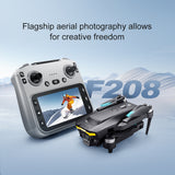 Drone | Professionel Drone V.2.0 - 4K Dual Kamera - Brushless - GPS - Sort - DELUXECOVERS.DK