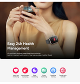 SmartWatch | Joyroom™ Aktivitetsur - Bluetooth 5.4 - Pulsmåling - SmartWatch - Sort - DELUXECOVERS.DK
