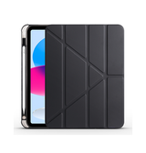 iPad 10.9" (2022) | iPad 11" (2025) / iPad 10.9" (2022) - LUX™ Multi-Fold Silikone Cover - Sort - DELUXECOVERS.DK