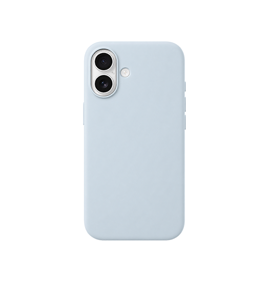 iPhone 16 | iPhone 16 - DeLX™ Pastel Silikone Cover - Sky blue - DELUXECOVERS.DK