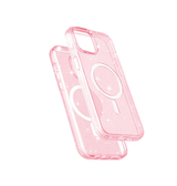 iPhone 15 | <AAA>iPhone 15 - DeLX™ Glitter Silikone Cover M. MagSafe - Pink - DELUXECOVERS.DK