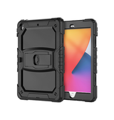 iPad 7/8/9 | iPad 10.2" 7/8/9 (2019/2020/2021) ToughCase™ 360° Håndværker Cover - Sort - DELUXECOVERS.DK