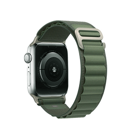 Apple Watch 38mm | Apple Watch (38/40/SE/41/42mm) - L'Empiri™ Trail-X Nylon Loop - Grøn - DELUXECOVERS.DK