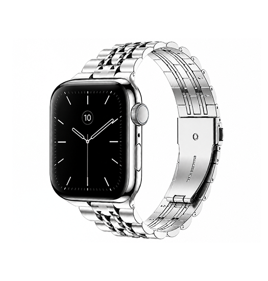 Apple Watch 38-42mm | Apple Watch (38/40/SE/41/42mm) - Butterfly Stål Urlænke - Sølv - DELUXECOVERS.DK