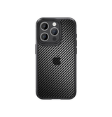 iPhone 15 Pro | iPhone 15 Pro - iPAKY™ Full Carbon Stødsikkert Cover - Sort - DELUXECOVERS.DK