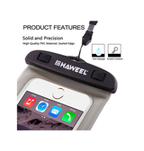 Universal Vandtæt | HAWEEL™ Vandtæt Mobilpose til iPhone/Android - Lysegrå - DELUXECOVERS.DK