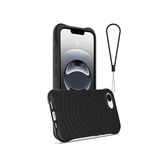 iPhone 16e | iPhone 16e - DeLX™ Wave Silikone Cover - MagSafe kompatibel - Sort - DELUXECOVERS.DK