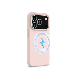 iPhone 17 Pro | iPhone 17 Pro - Deluxe™ Soft Touch Silikone Cover - MagSafe-kompatibel - Lyserød - DELUXECOVERS.DK