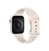 Apple Watch 42-49mm | Apple Watch (42/44/SE/45/46/49mm) - Luna™ Dame Silikonerem - Mocca - DELUXECOVERS.DK
