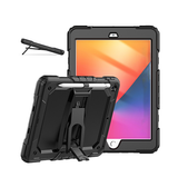iPad 7/8/9 | iPad 10.2" 7/8/9 (2019/2020/2021) ToughCase™ 360° Håndværker Cover - Sort - DELUXECOVERS.DK