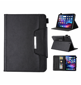 iPad 10.9" (2022) | iPad 11" (2025) / iPad 10.9" (2022) - Verona™ Multietui Ægte Læder Cover - Sort - DELUXECOVERS.DK