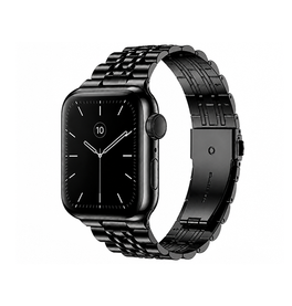 Apple Watch 38-42mm | Apple Watch (38/40/SE/41/42mm) - Butterfly Stål Urlænke - Sort - DELUXECOVERS.DK