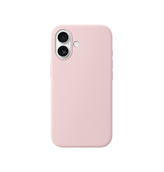 iPhone 16 Plus | iPhone 16 Plus - DeLX™ Pastel Silikone Cover - Sand Pink - DELUXECOVERS.DK