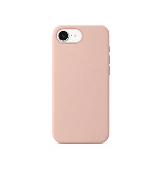 iPhone 17e / 16e | iPhone 17e / 16e - DeLX™ Pastel Silikone Cover - Sand Pink - DELUXECOVERS.DK