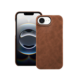 iPhone 17e / 16e | iPhone 17e / 16e - DeLX® Læder Cover - MagSafe Kompatibel – Brun - DELUXECOVERS.DK