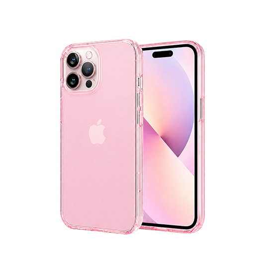 iPhone 14 Pro | iPhone 14 Pro - Ballet™ Crystal Silikone Bagside Cover - Pink - DELUXECOVERS.DK