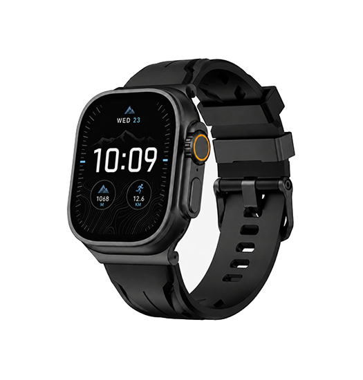 Apple Watch 38-42mm | Apple Watch (38/40/SE/41/42mm) - TrailHunter™ Outdoor Sportsrem - Shadow Black - DELUXECOVERS.DK