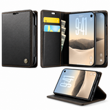 iPhoneDuo | iPhone Duo – CaseMe™ Neo Læder Cover / Pung - Sort - DELUXECOVERS.DK