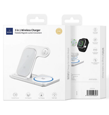 3-i-1 & Multi-Ladestationer | Ladestation 3-i-1 til Mobil, Smartwatch & Earbuds - WIWU™ - DELUXECOVERS.DK
