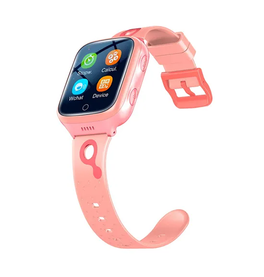 SmartWatch | SafeBuddy™ - Børne Smartwatch 4G – GPS + SIM – Pink - DELUXECOVERS.DK
